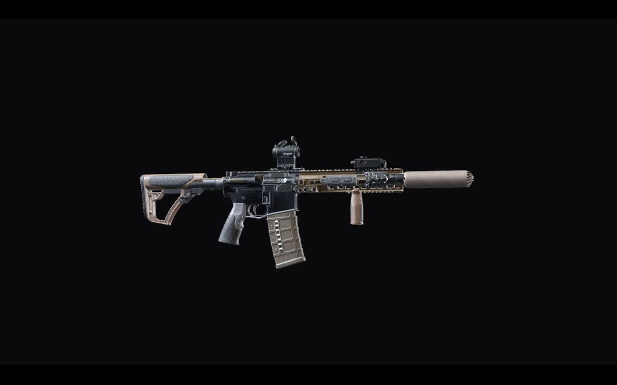 Home Defense SBR configured on the Gear Guy bench