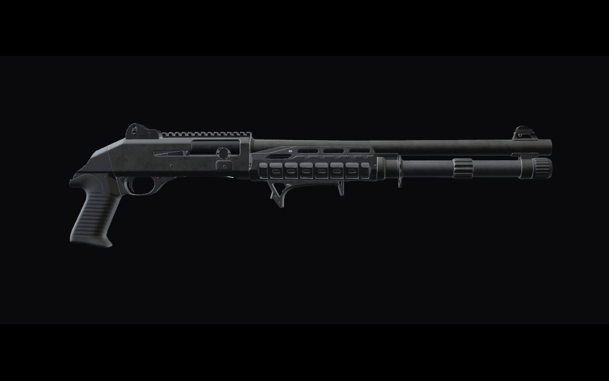 Benelli M4 configured on the Gear Guy bench