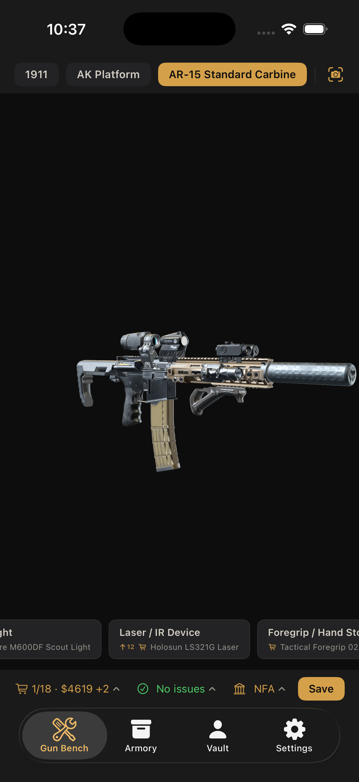 Suppressed 11.5-inch SBR build